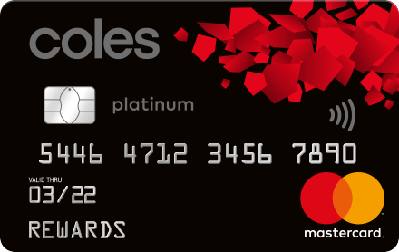 The Coles, Coles Rewards Platinum Mastercard card