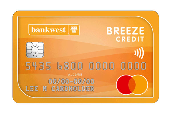 The Bankwest, Bankwest Breeze Classic Mastercard card