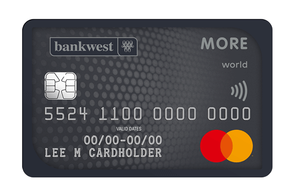The Bankwest, Bankwest More World Mastercard card