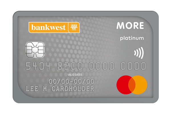 The Bankwest, Bankwest More Platinum Mastercard card