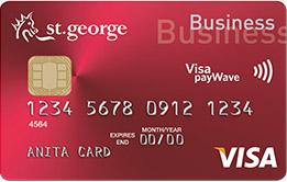The St. George Bank, Business Vantage card