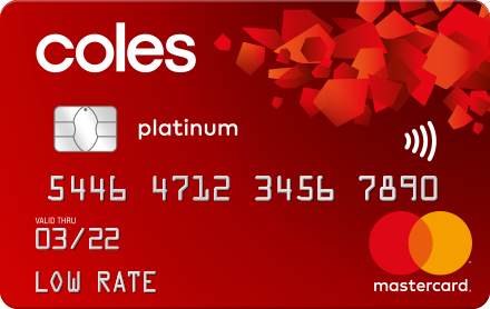 The Coles, Coles Low Rate Platinum Mastercard card